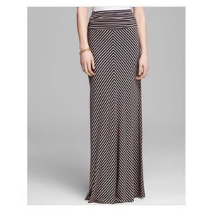 Bella Luxx Striped Maxi Skirt